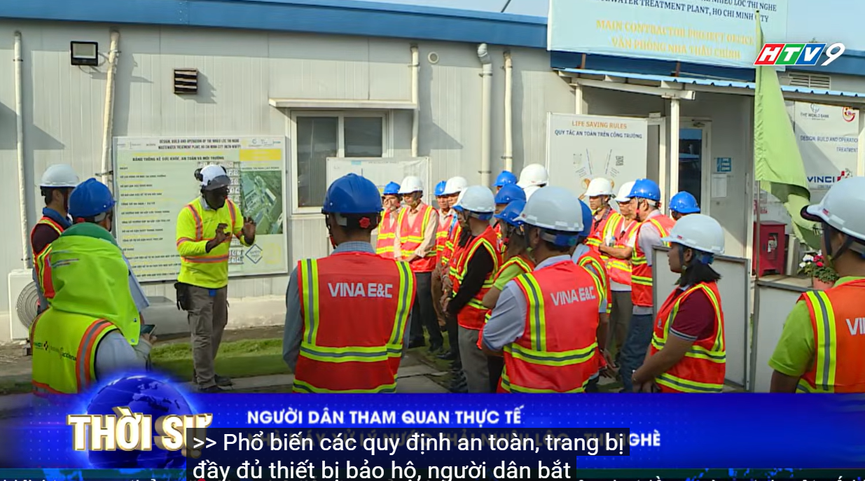 Người dân tham quan thực tế Nhà máy xử lý nước thải Nhiêu Lộc – Thị Nghè